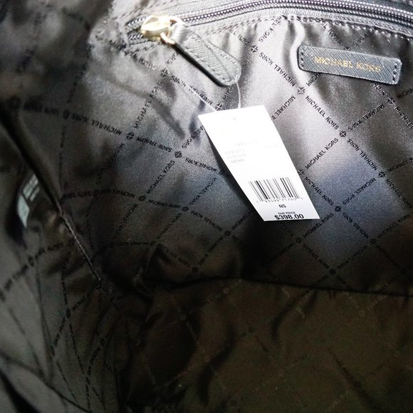 Michael Kors Charlotte L TZ Leather Tote Bag Black - Picture 9 of 13